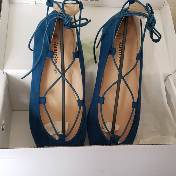 Shoes ANKLE WRAP Ballerina Shoes - Picture 1 of 4